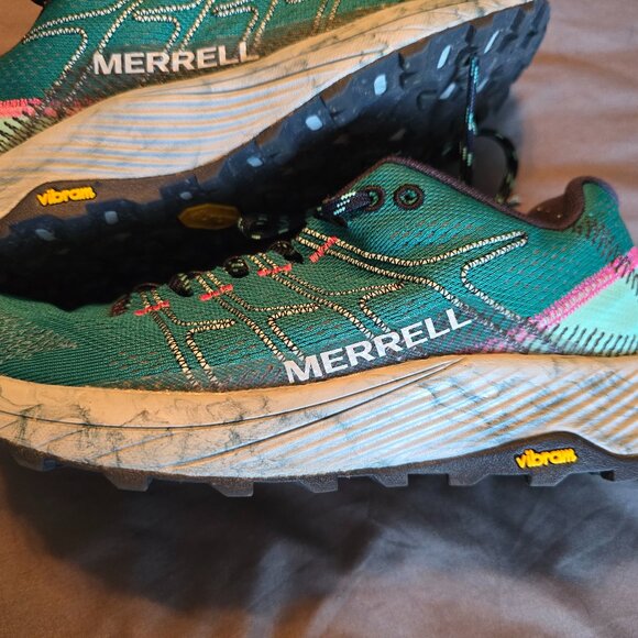 Merrell Womens J066814 Moab Teal Green Float Pro Vibram Flight Hiking Running 5. - Picture 2 of 14